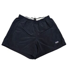 Patagonia Baggies Shorts Womens XS Black Nylon Elastic Waist Hiking Activewear